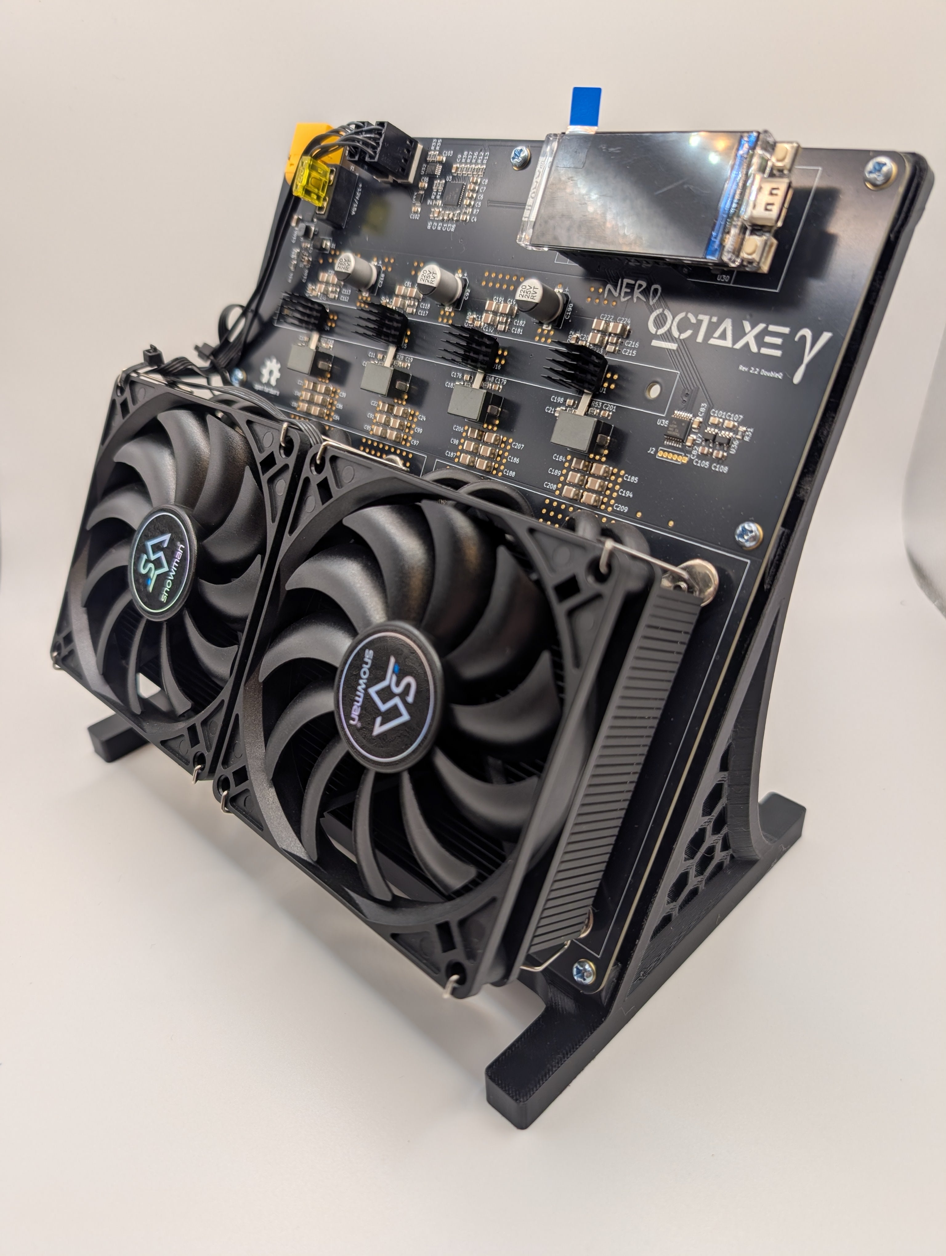 NerdOctaxe Gamma Rev2.2 9.6TH solo miner