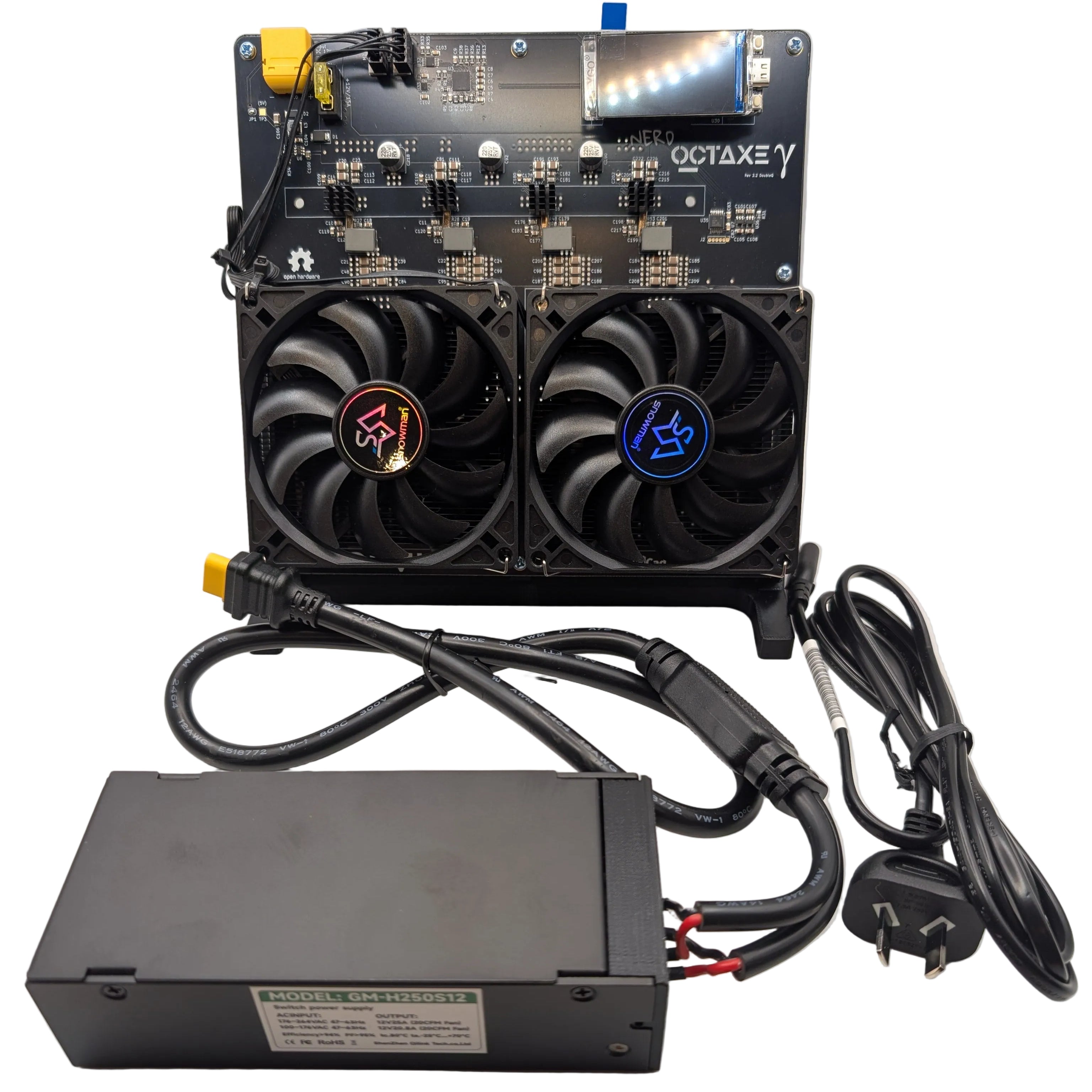 NerdOctaxe Gamma Rev2.2 9.6TH solo miner