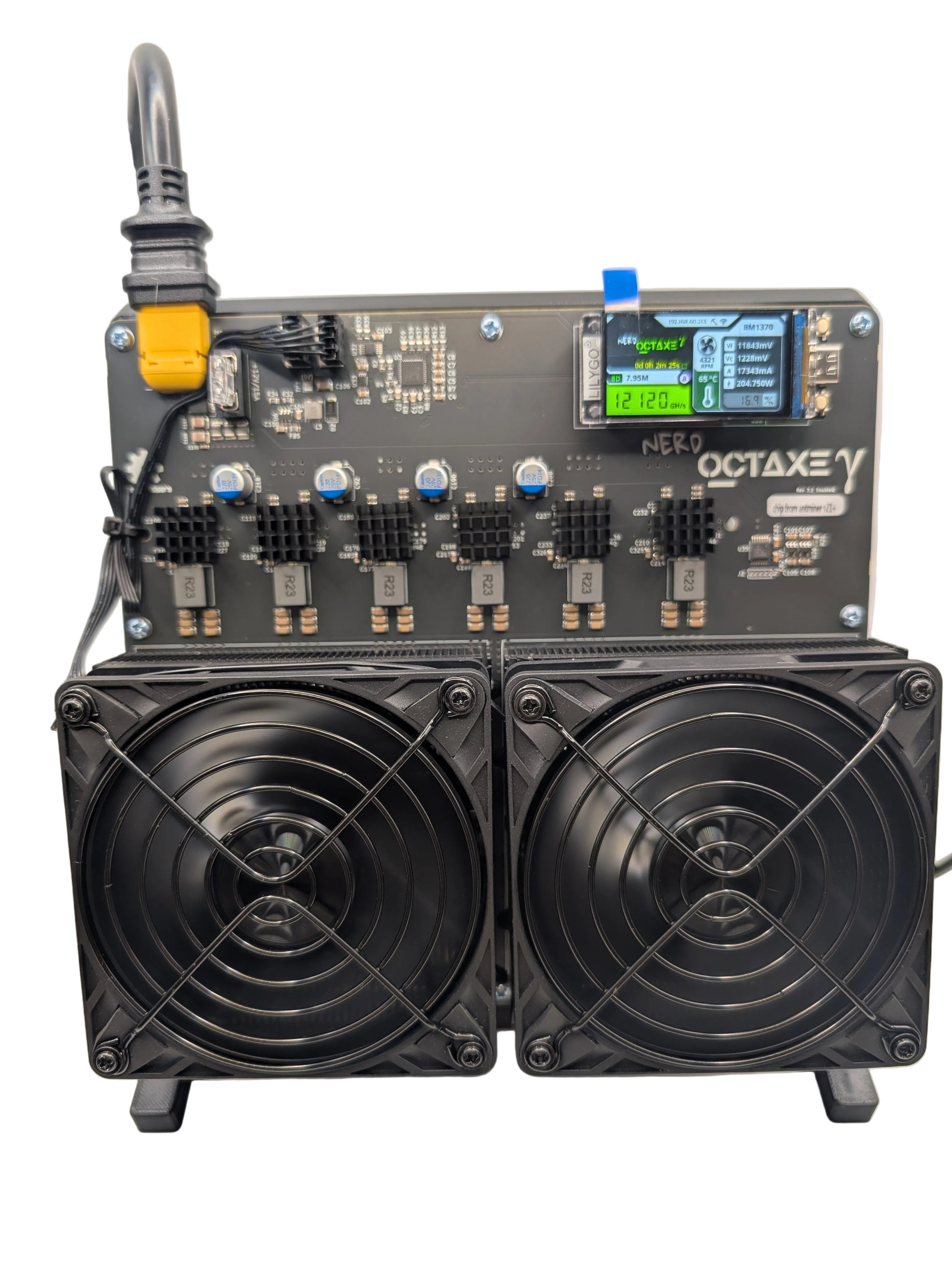 NerdOCTaxe GAMMA Rev3.1 12TH solo miner