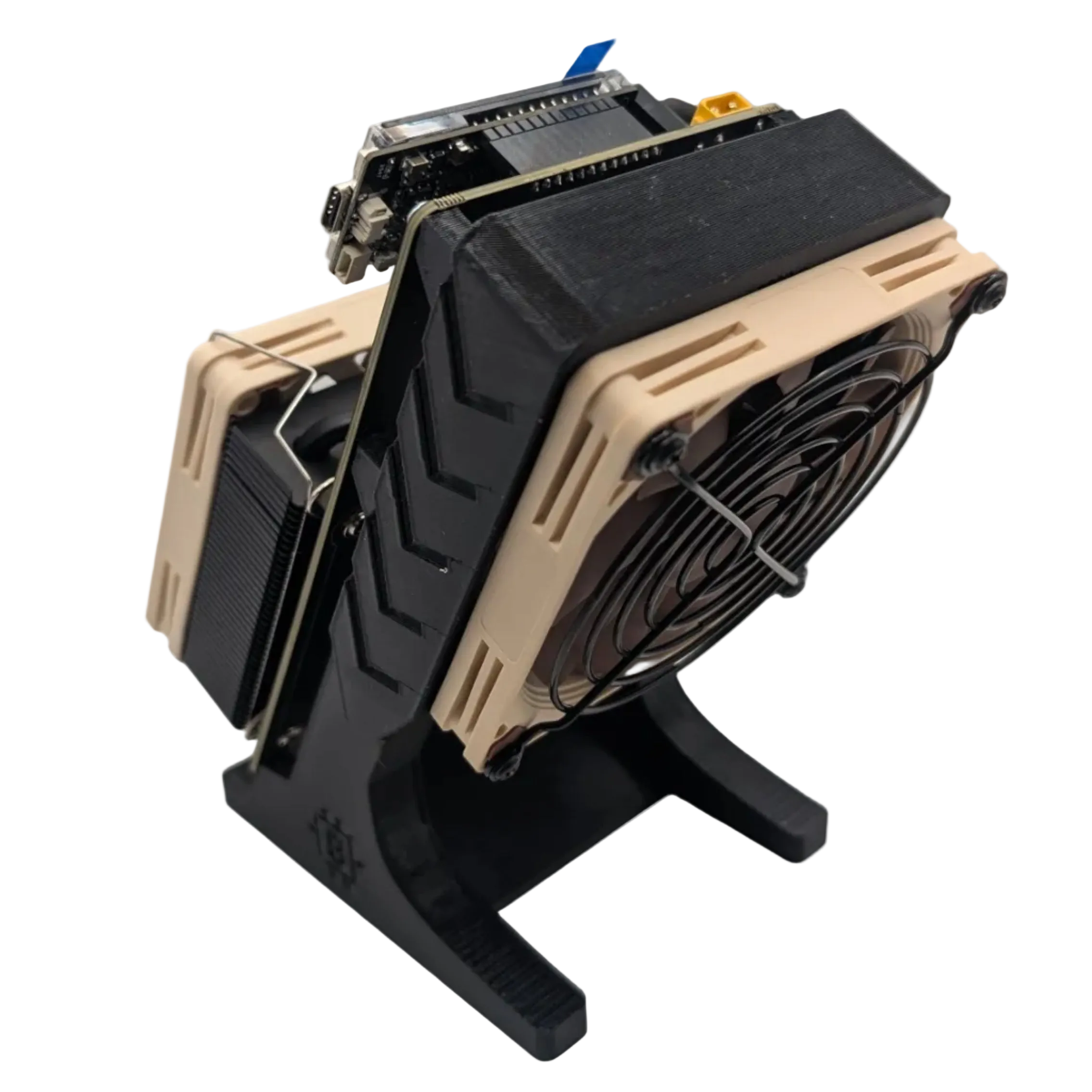 6TH/s NerdQaxe++ Noctua Rev6.1 - Bitcoin BTC SOLO Mining ASIC Bitaxe Nerd Miner
