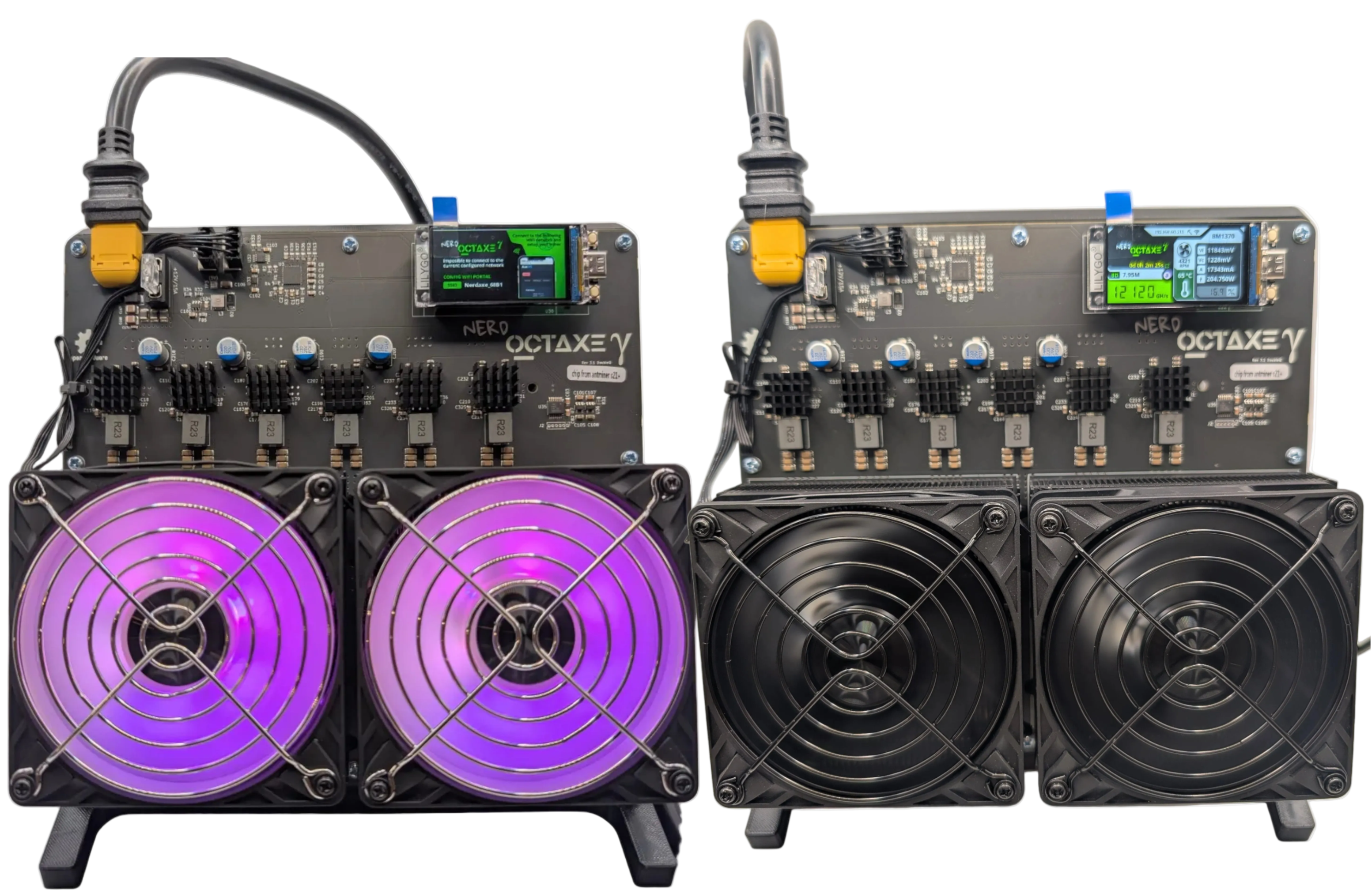 12TH/s NerdOCTaxe GAMMA Rev 3.1 - Bitcoin BTC SOLO Lottery Bitaxe Nerd Miner