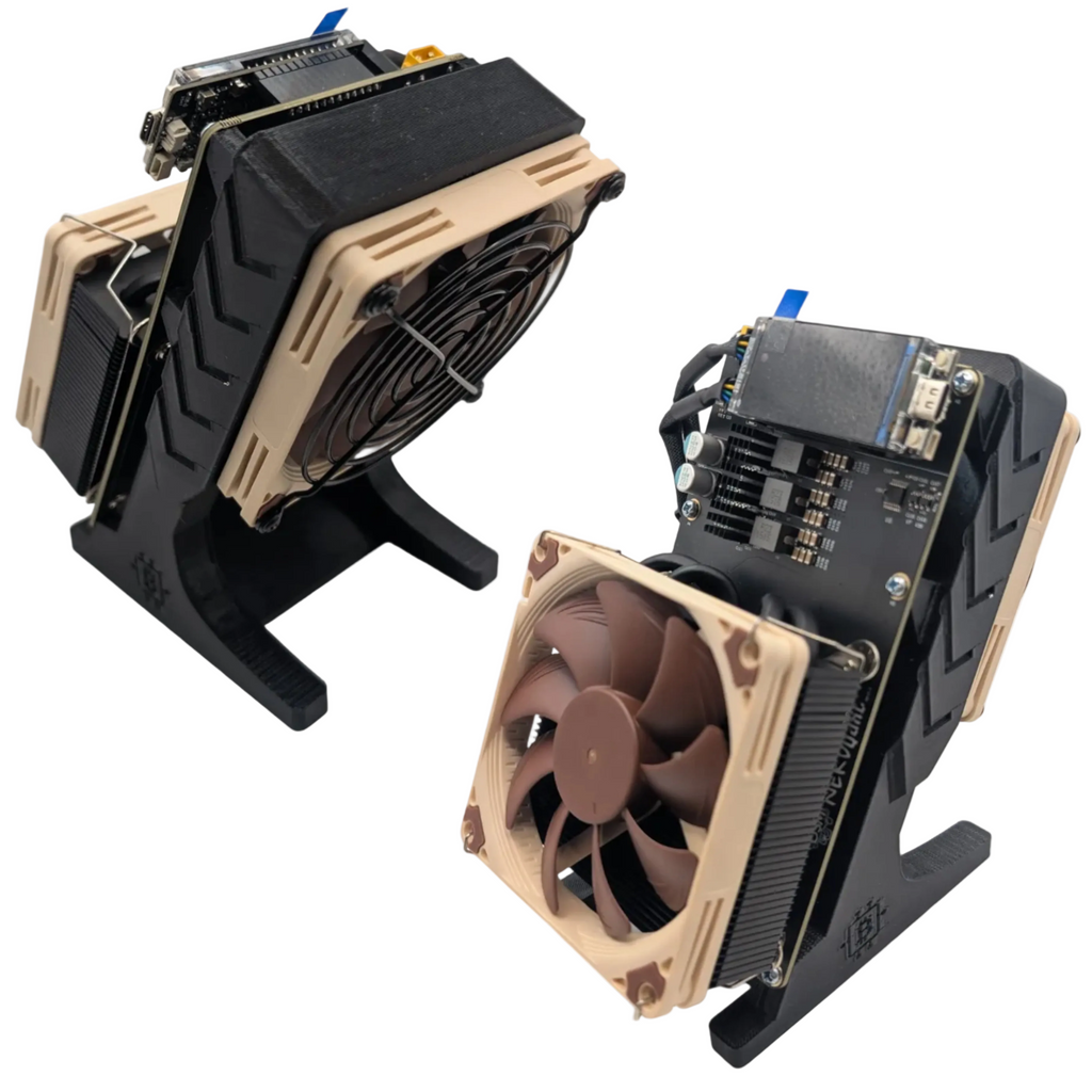 6TH/s NerdQaxe++ Noctua Rev6.1 - Bitcoin BTC SOLO Mining ASIC Bitaxe Nerd Miner