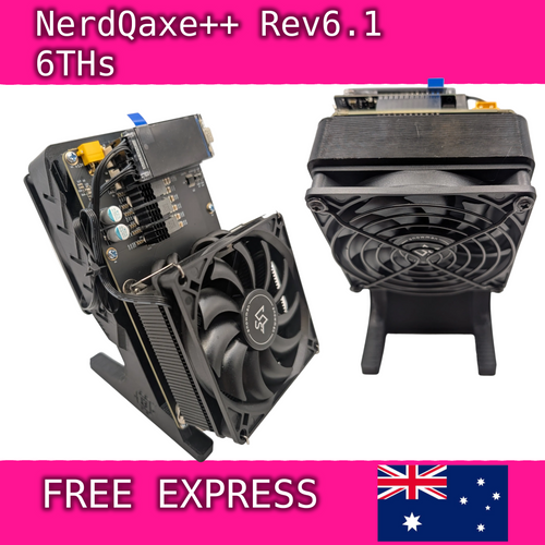 NerdQaxe++ Rev6.1 6TH solo miner