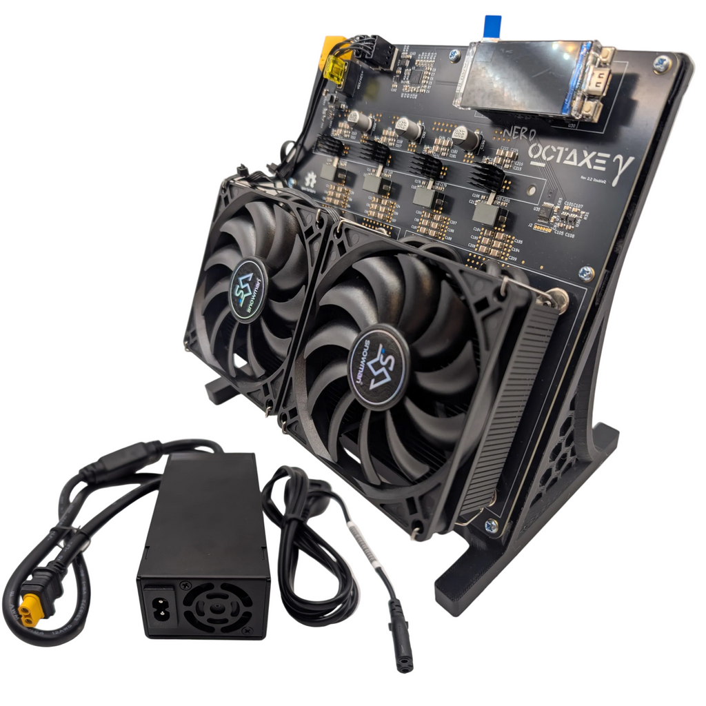 NerdOctaxe Gamma Rev2.2 9.6TH solo miner
